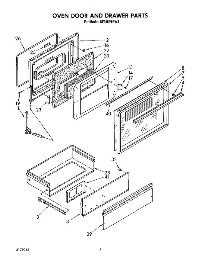 Diagram for SF395PEPW2