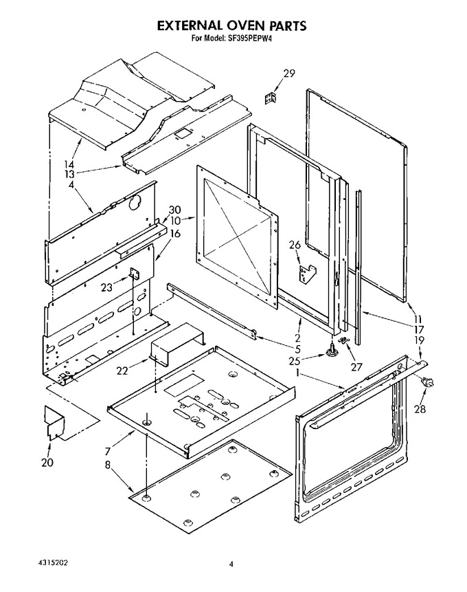 Diagram for SF395PEPW4