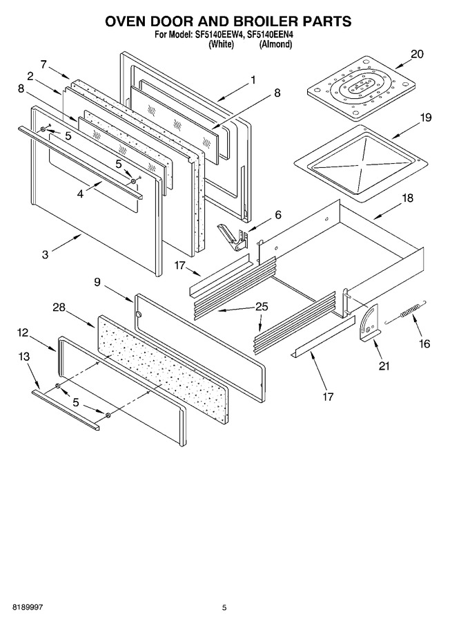 Diagram for SF5140EEN4