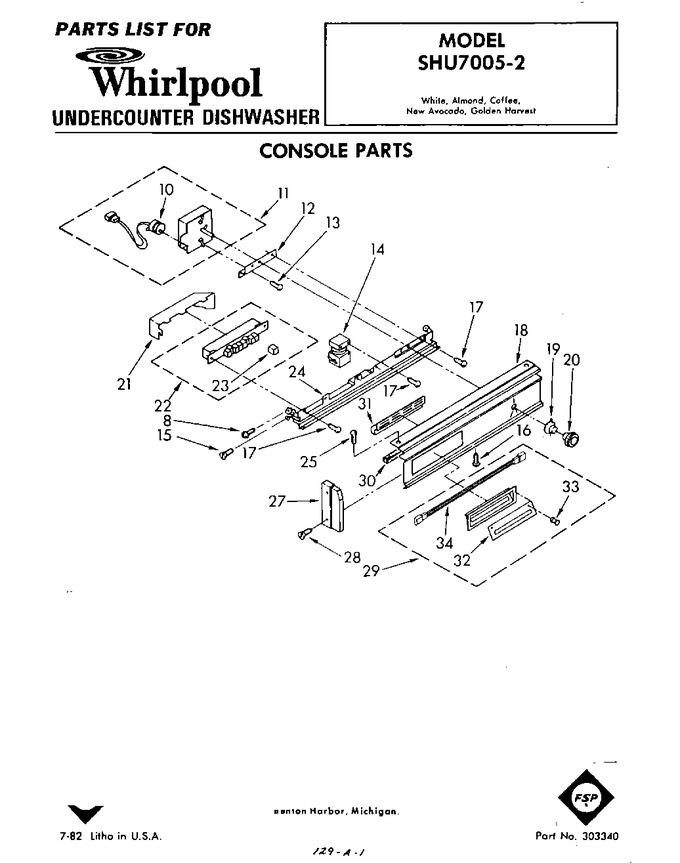 Diagram for SHU70052
