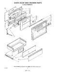 Diagram for 06 - Oven Door Drawer, Literature And Optional