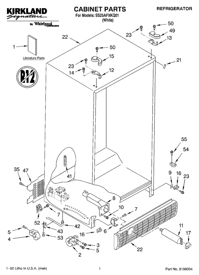 Diagram for SS25AFXKQ01