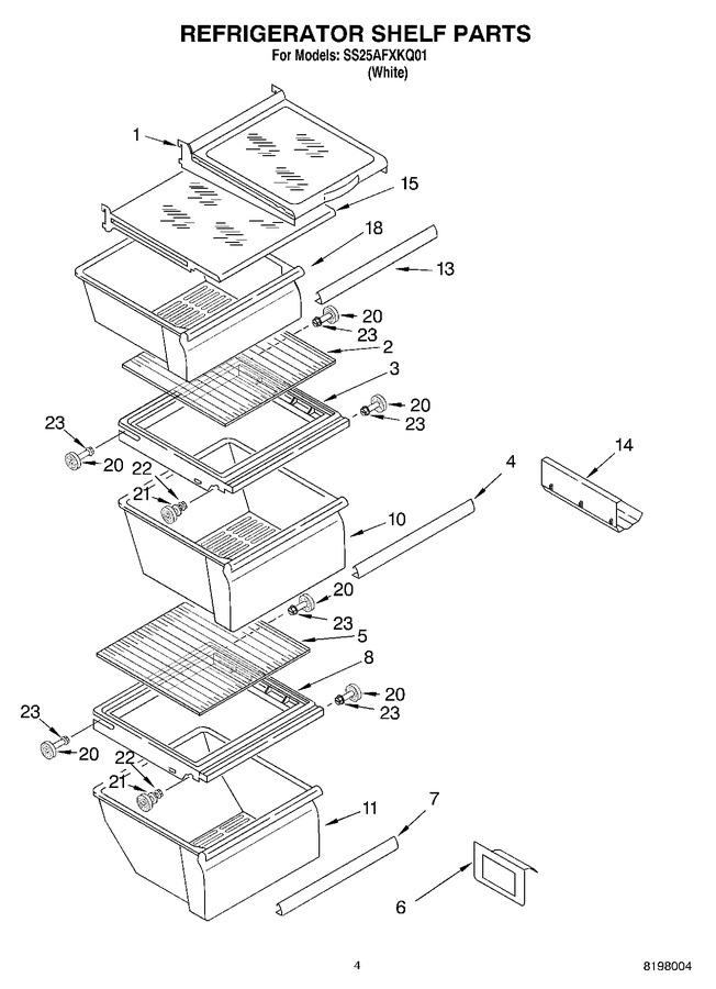Diagram for SS25AFXKQ01