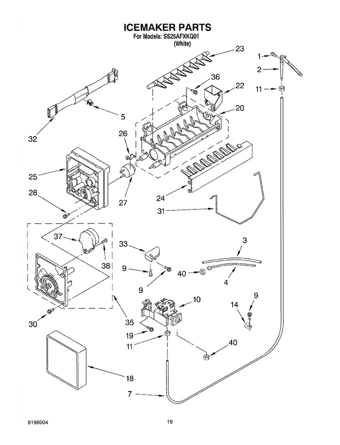 Diagram for SS25AFXKQ01