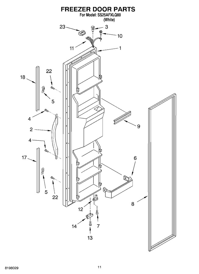 Diagram for SS25AFXLQ00