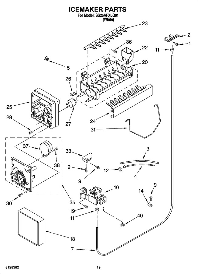 Diagram for SS25AFXLQ01