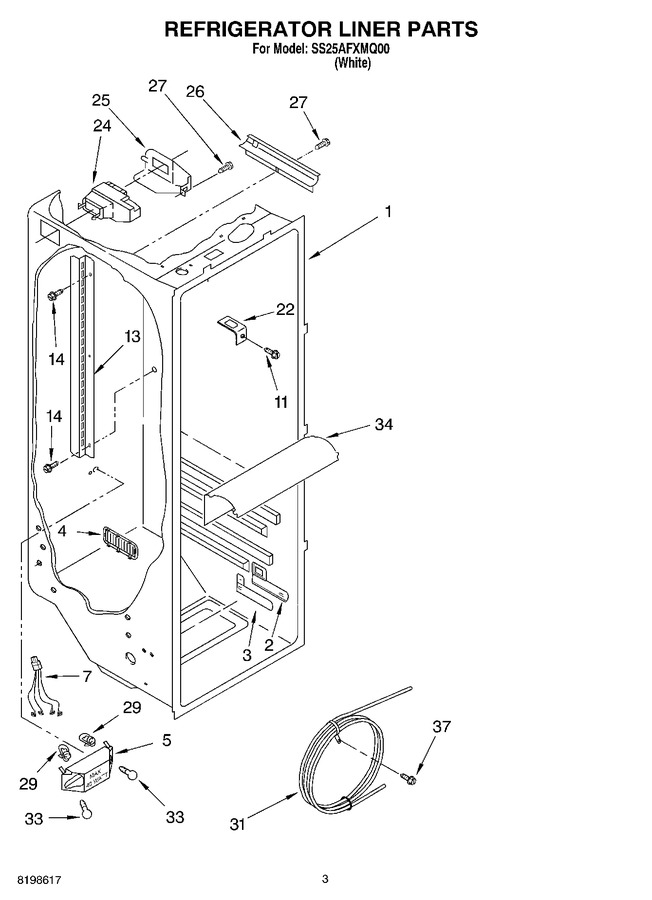 Diagram for SS25AFXMQ00