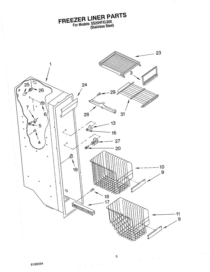 Diagram for SS25HFXLS00