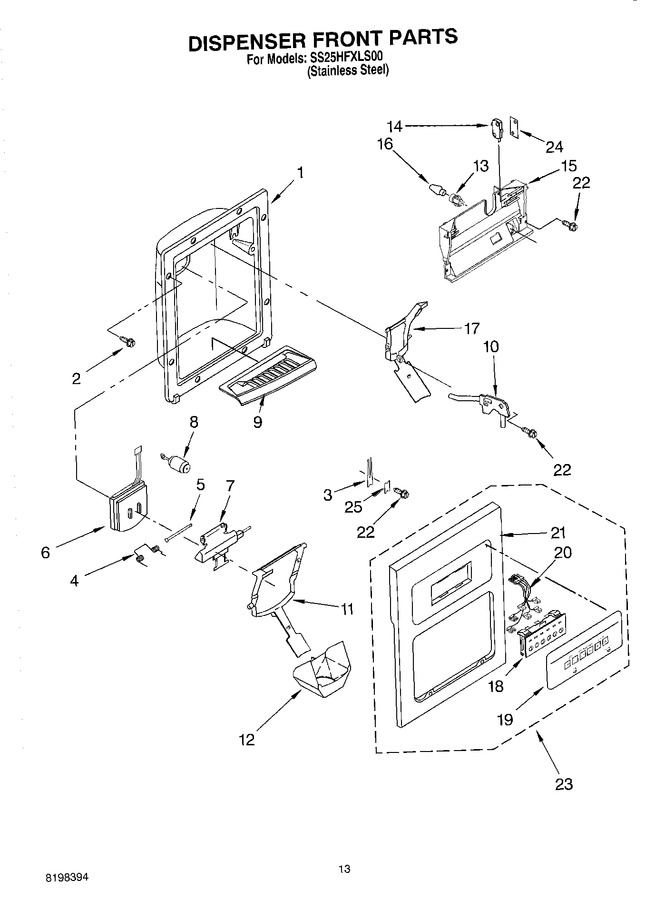 Diagram for SS25HFXLS00