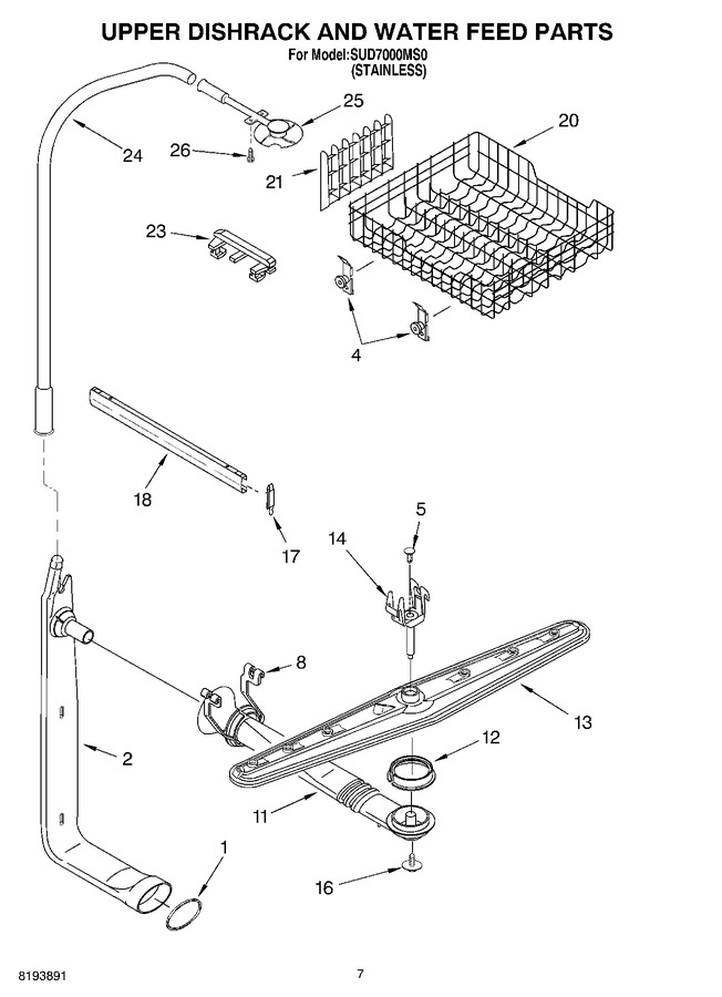 Diagram for SUD7000MS0