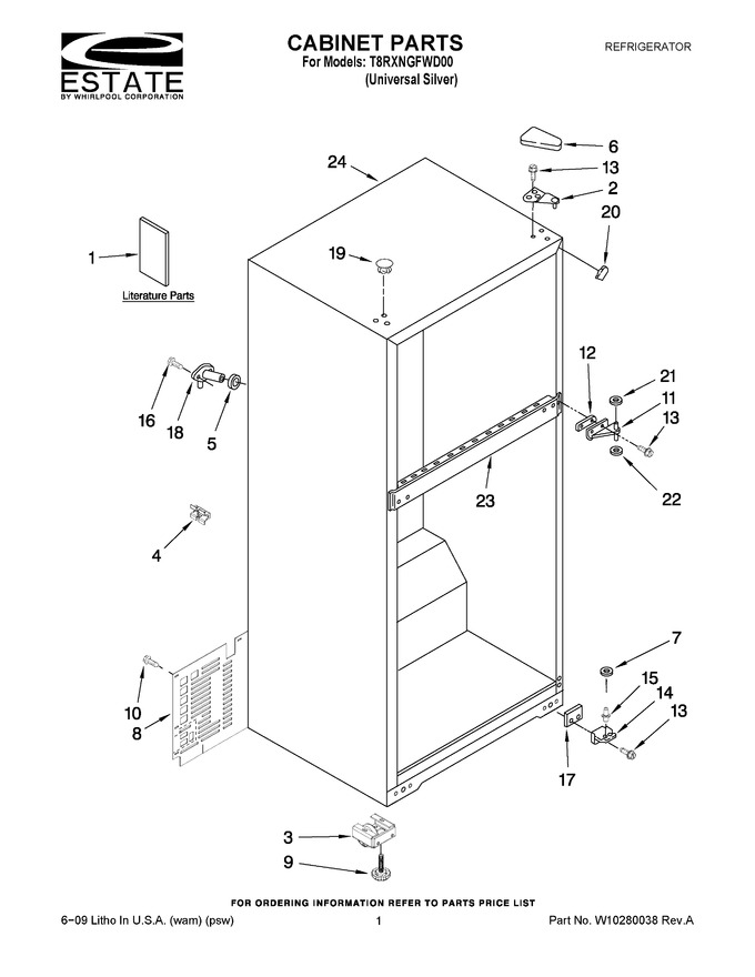 Diagram for T8RXNGFWD00