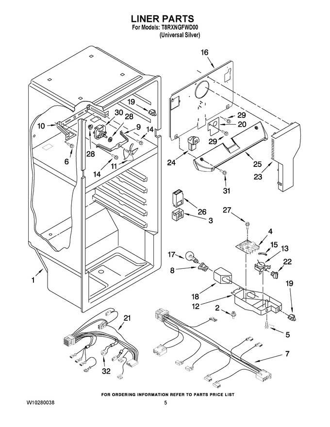 Diagram for T8RXNGFWD00