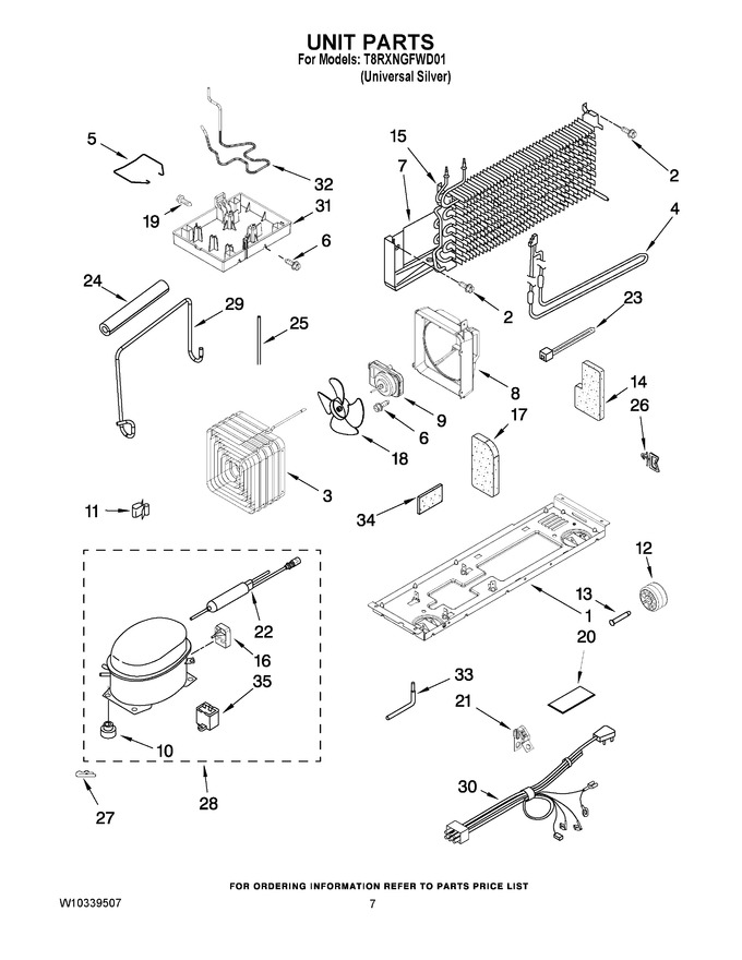 Diagram for T8RXNGFWD01