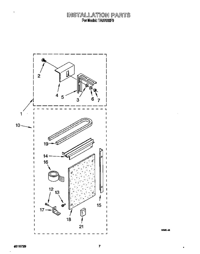 Diagram for TA07002F0