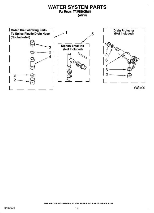 Diagram for TAWB300RW0