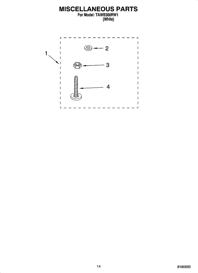 Diagram for TAWB300RW1