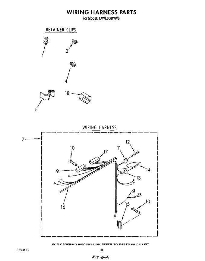Diagram for TAWL600WN0