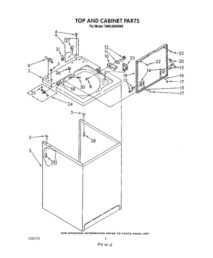 Diagram for TAWL600WN0