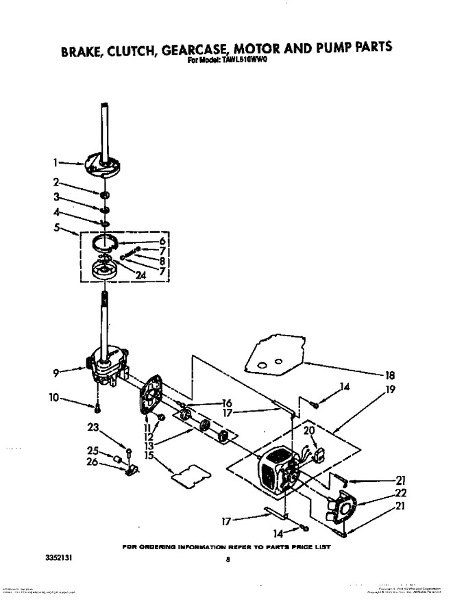 Diagram for TAWL610WG0