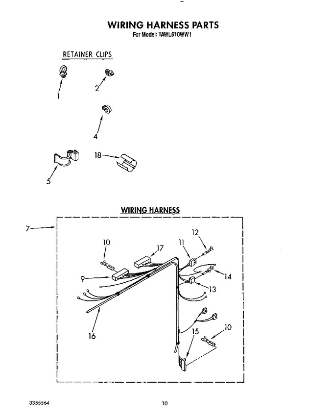 Diagram for TAWL610WW1