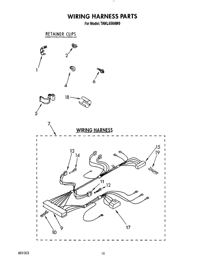 Diagram for TAWL650AW0