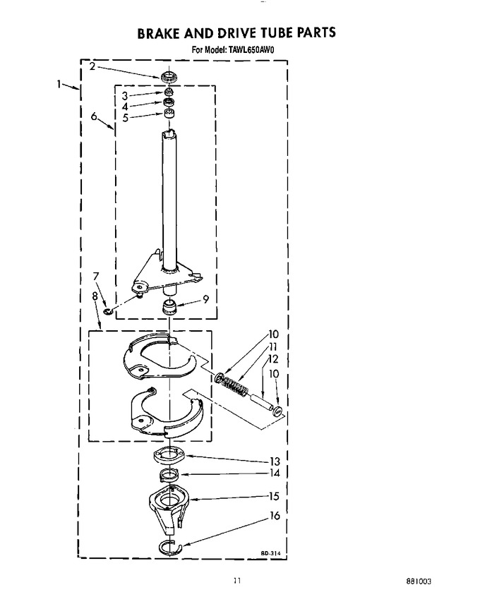 Diagram for TAWL650AN0