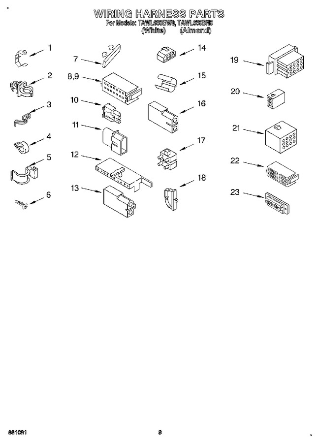 Diagram for TAWL650BW0