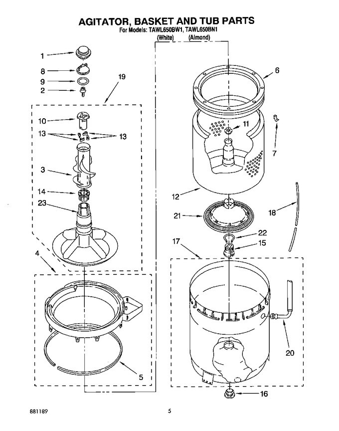 Diagram for TAWL650BN1