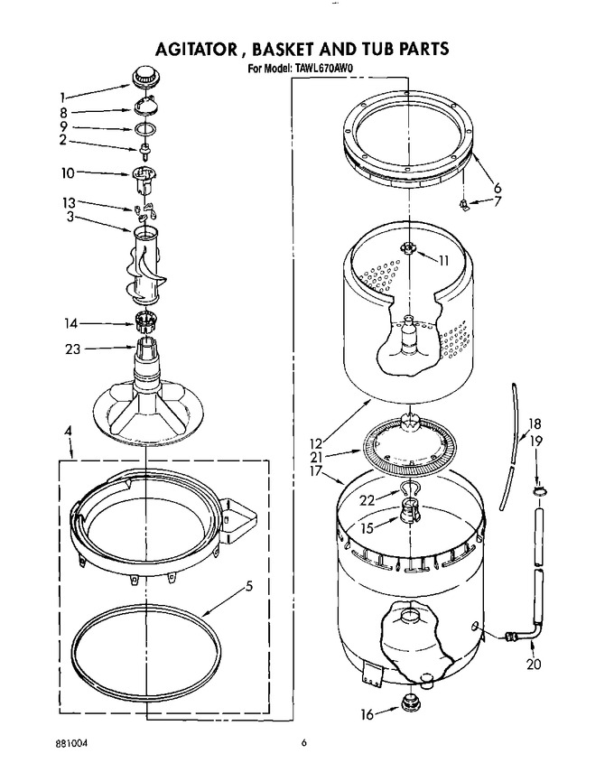 Diagram for TAWL670AW0