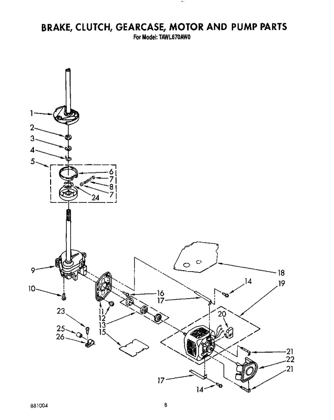Diagram for TAWL670AW0