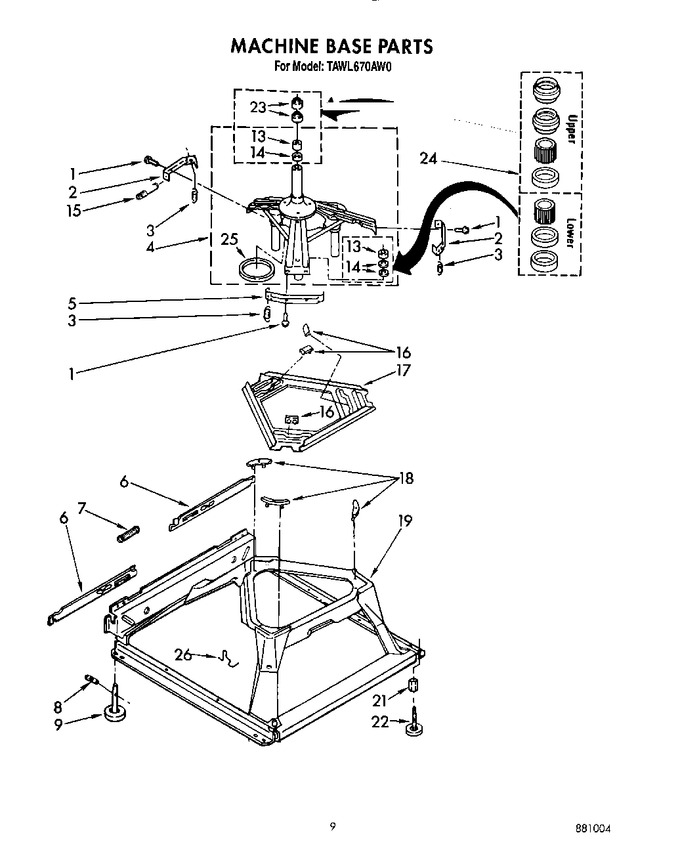 Diagram for TAWL670AW0