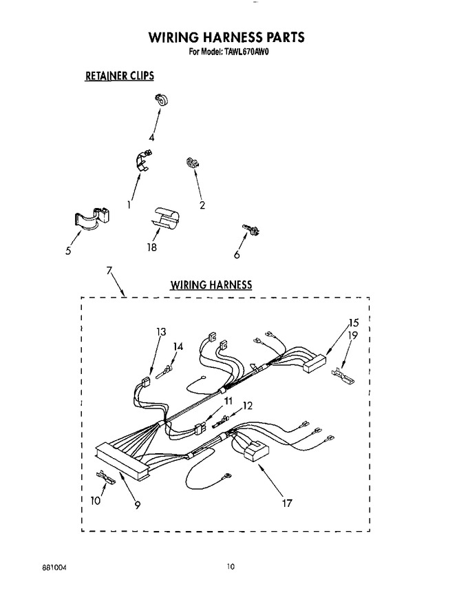 Diagram for TAWL670AW0