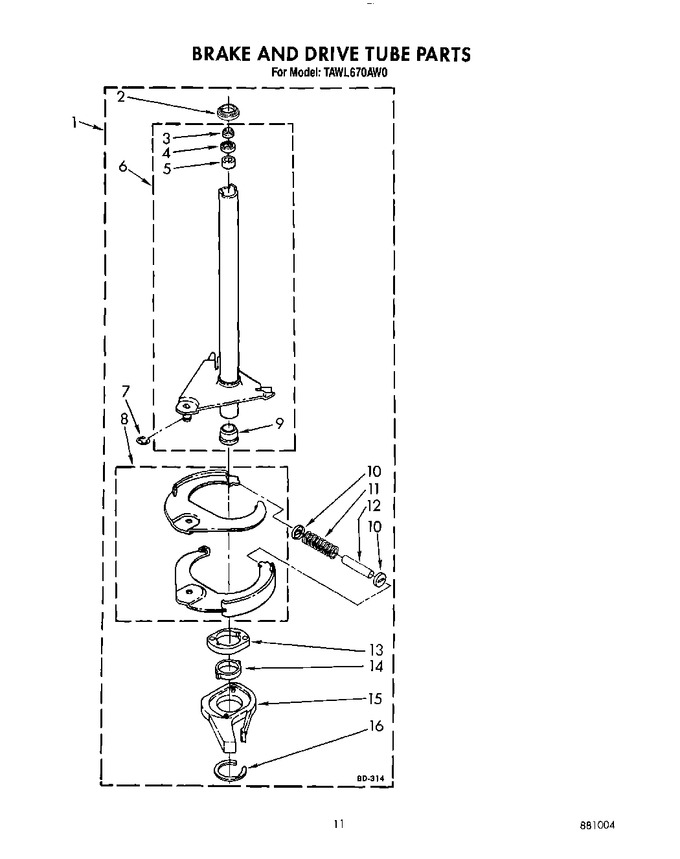 Diagram for TAWL670AW0