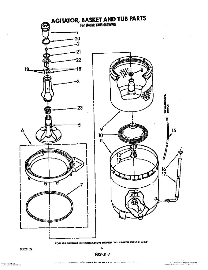 Diagram for TAWL680WW0