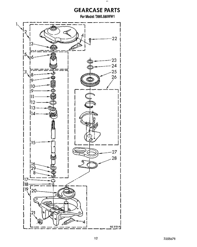 Diagram for TAWL680WG1