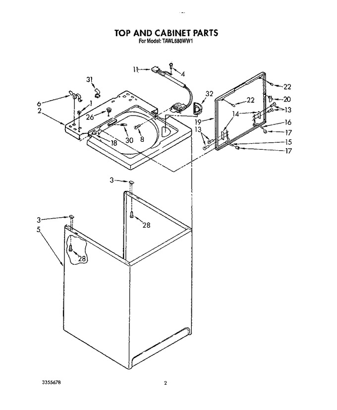 Diagram for TAWL680WN1