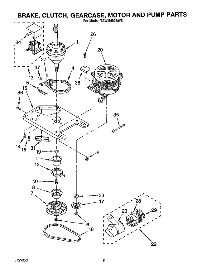 Diagram for TAWM400AN0