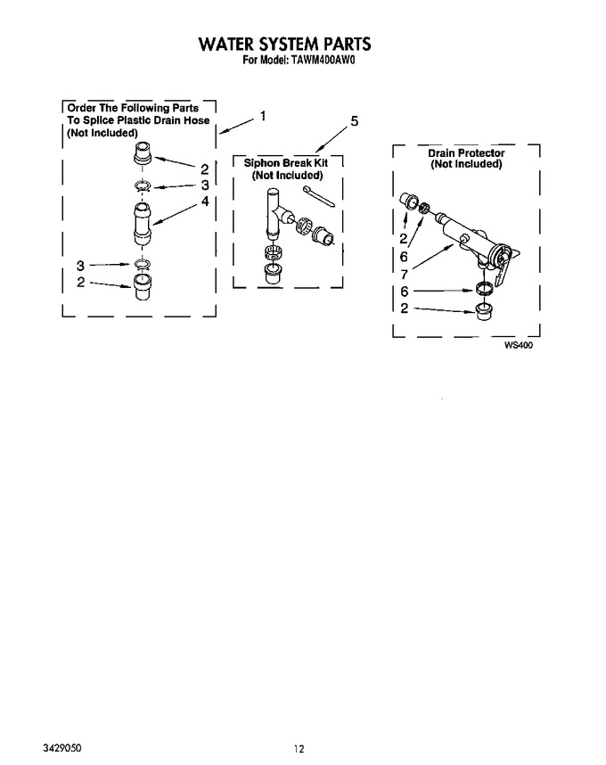 Diagram for TAWM400AW0