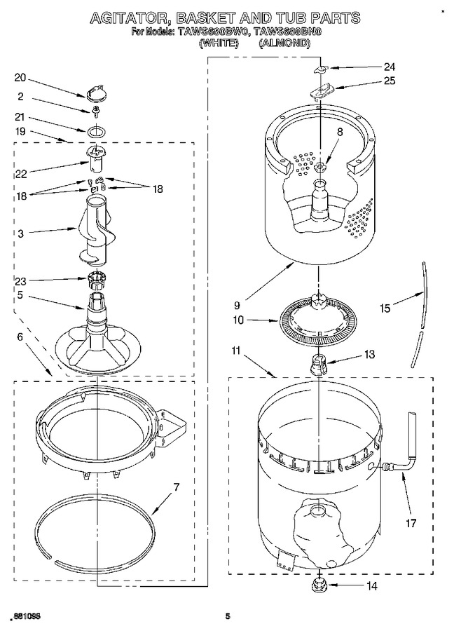Diagram for TAWS680BN0