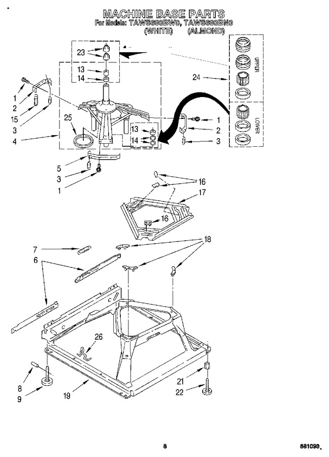 Diagram for TAWS680BN0
