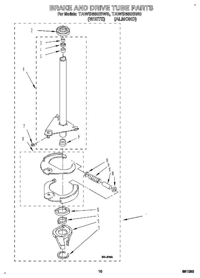 Diagram for TAWS680BW0