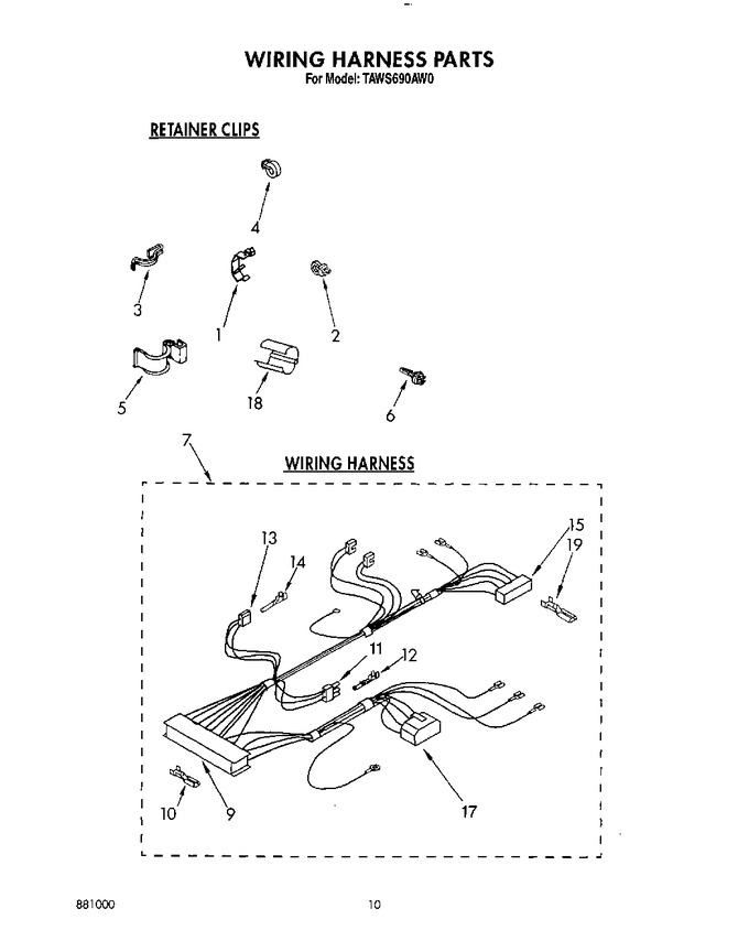 Diagram for TAWS690AN0