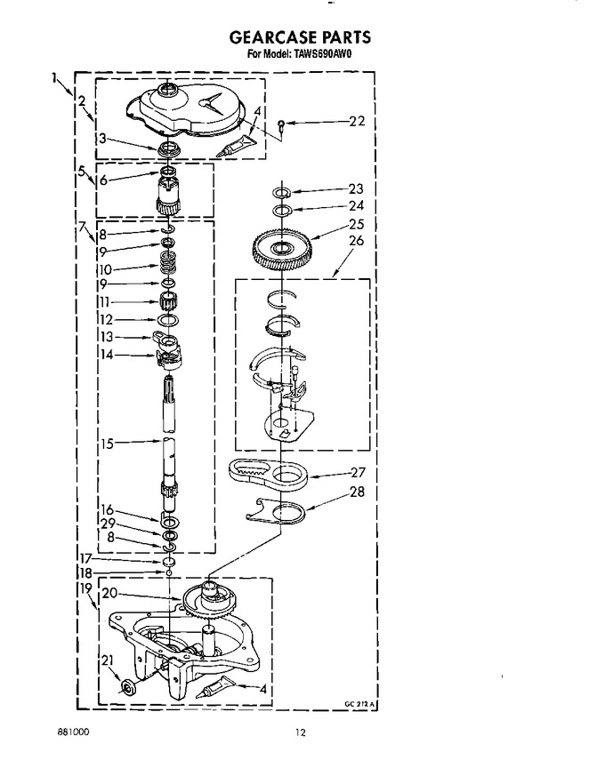 Diagram for TAWS690AN0