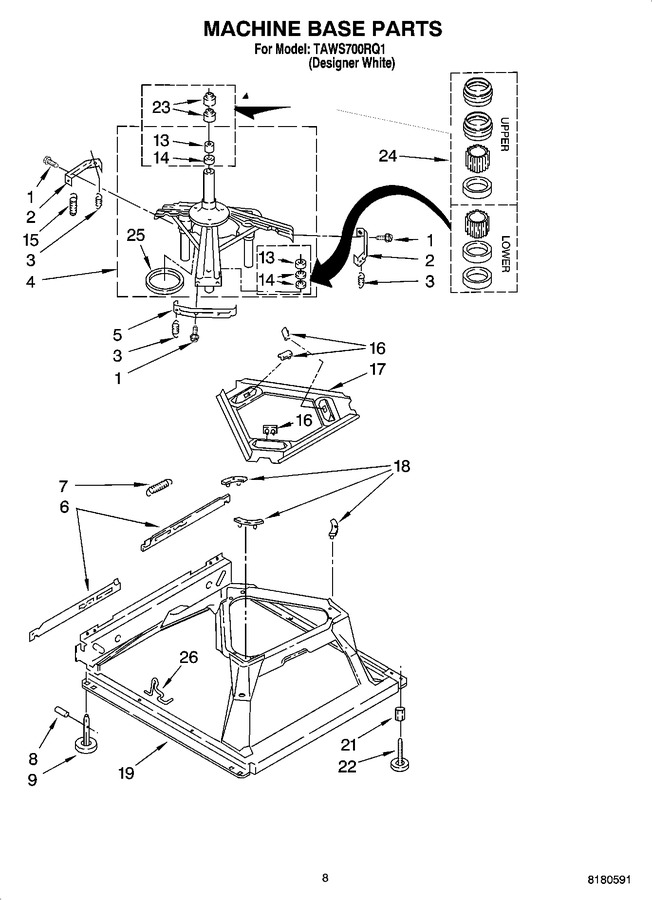 Diagram for TAWS700RQ1