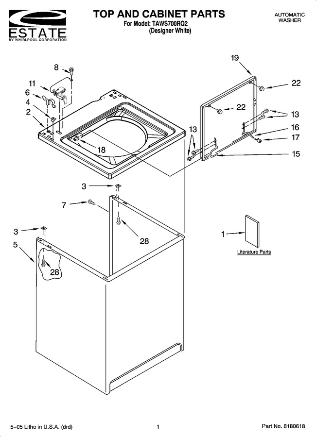 Diagram for TAWS700RQ2