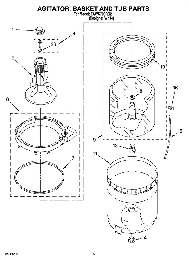Diagram for TAWS700RQ2