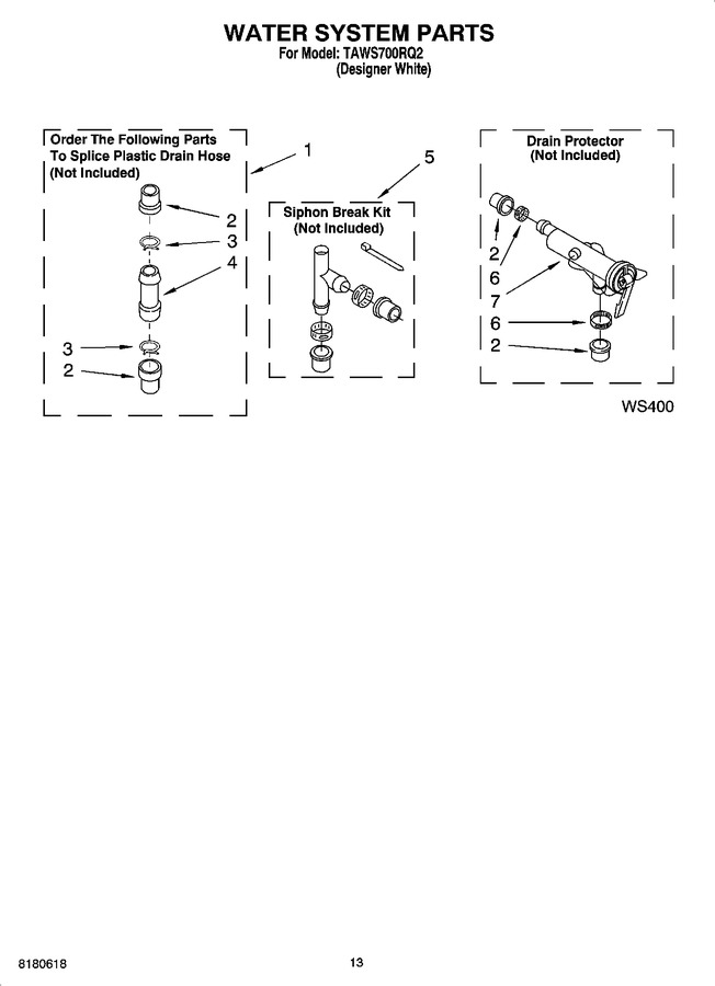 Diagram for TAWS700RQ2