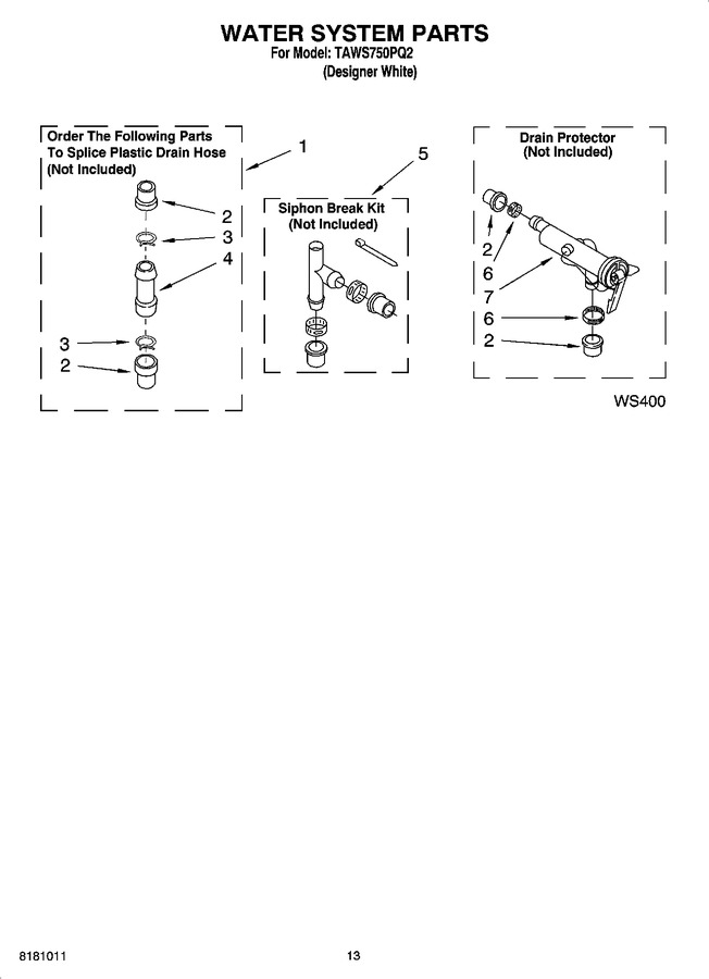 Diagram for TAWS750PQ2