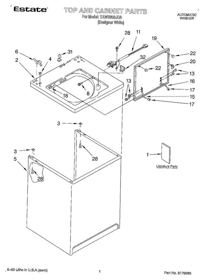 Diagram for TAWS800JQ0