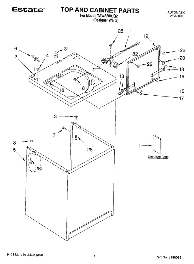 Diagram for TAWS800JQ2
